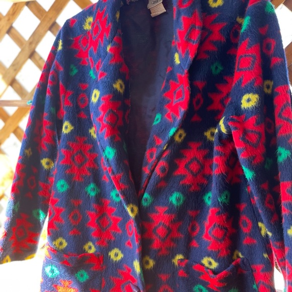 Vintage fleece blazer - Picture 3 of 6
